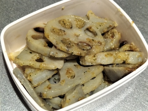 簡単作り置き♪蓮根のガーリックチーズ炒め